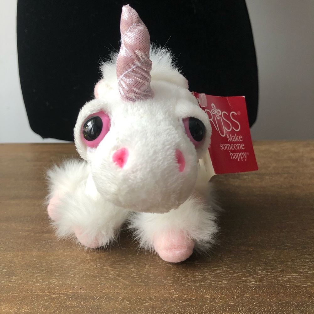 NEW RUSS Berrie Sparkle Unicorn Plush